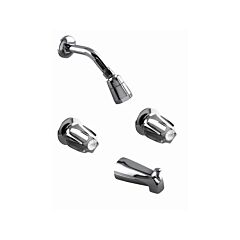 8" 2 HANDLE DIVERTER TUB/SHOWER FAUCET