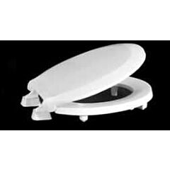 CENTOCO ROUND CLOSED FRONT W/COVER 2"" LIFT ADA COMPLIANT HEAVY DUTY TOILET SEAT RF WHIT