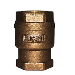 JOMAR 1" BRASS IN LINE CHECK VALVE