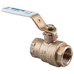 1/8" x 1/8", FPT x FPT, 150 PSI WSP, 600 PSI CWP, Chrome Plated Forged Brass Ball, Forged Brass Body, Full Port, Lever Handle, Ball Valve