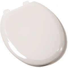 Premium Slow Close Plastic ROUND FRONT Seat w/Vari-Adjust Lok-Down Release 'N' Clean Hinge WHITE