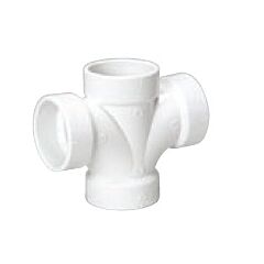 3 X 2 PVC SCH40 DOUBLE TEE CROSS