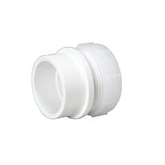 1-1/2 X 1-1/4 PVC SCH40 MALE TRAP ADAPTER W/NUT