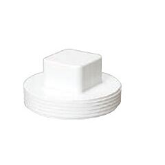4" PVC SCH40 THREADED CLEANOUT PLUG
