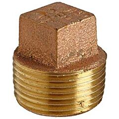 2" PLUG BRASS
