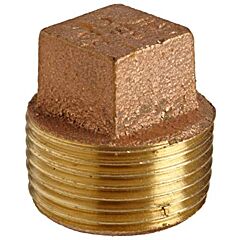 1/4" PLUG BRASS 