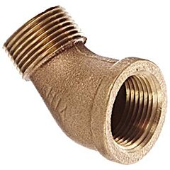 1/2" ST. 45' ELBOW BRASS