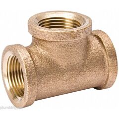 1/4" TEE BRASS 