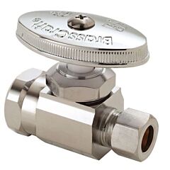 1/2 IP X 3/8 CMP STRAIGHT STOP VALVE