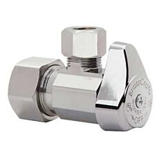5/8"" OD COMPRESSION X 1/4"" ANGLE STOP 1/4 TURN