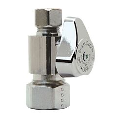5/8 CMP X 3/8 CMP STRAIGHT STOP 1/4 TURN 