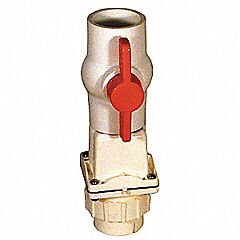 ZOELLER 2" PVC CHECK/BALL VALVE/UNION COMBINATION 30-0101
